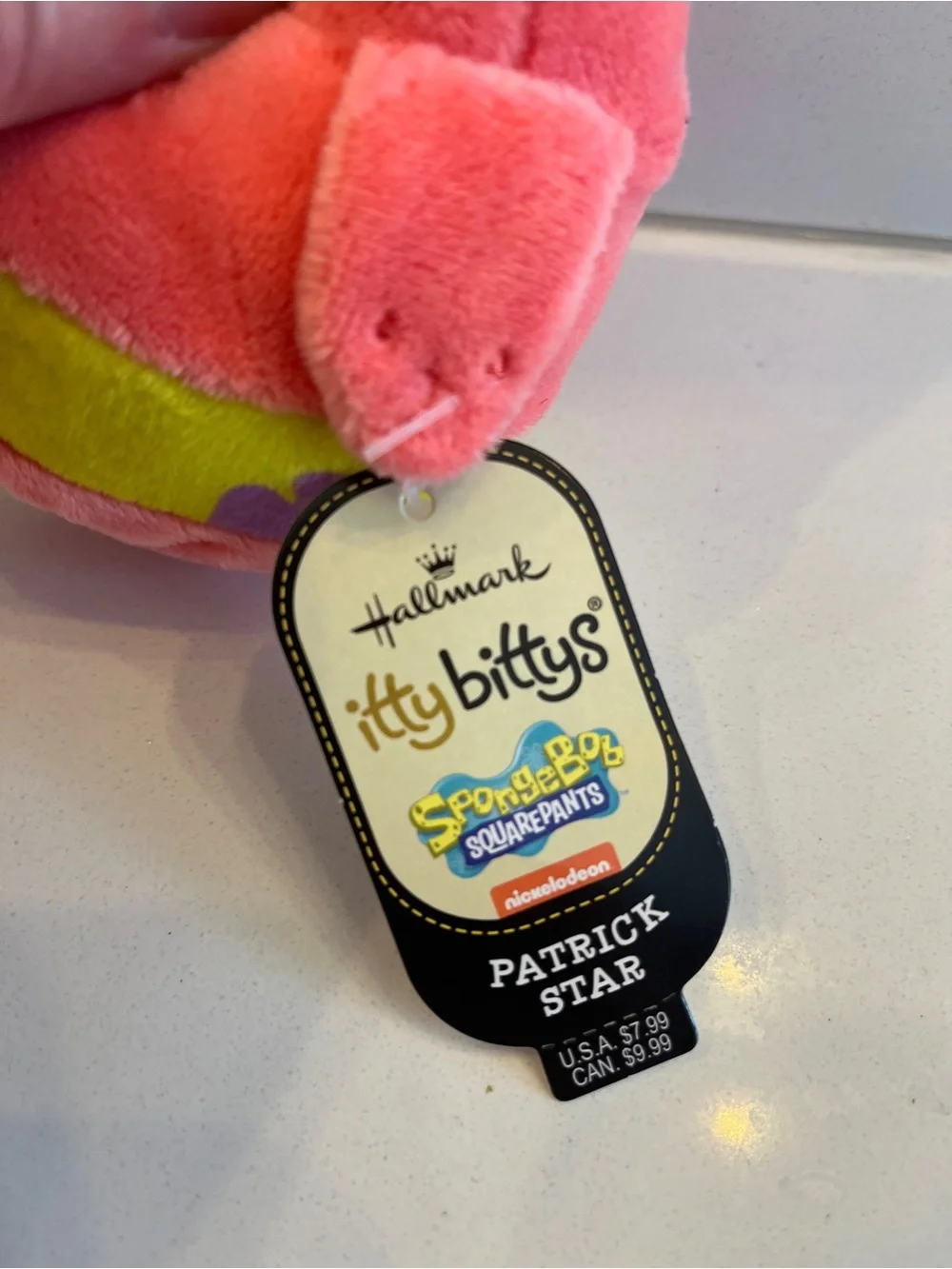 Hallmark Pink Patrick Star itty bitty NWT